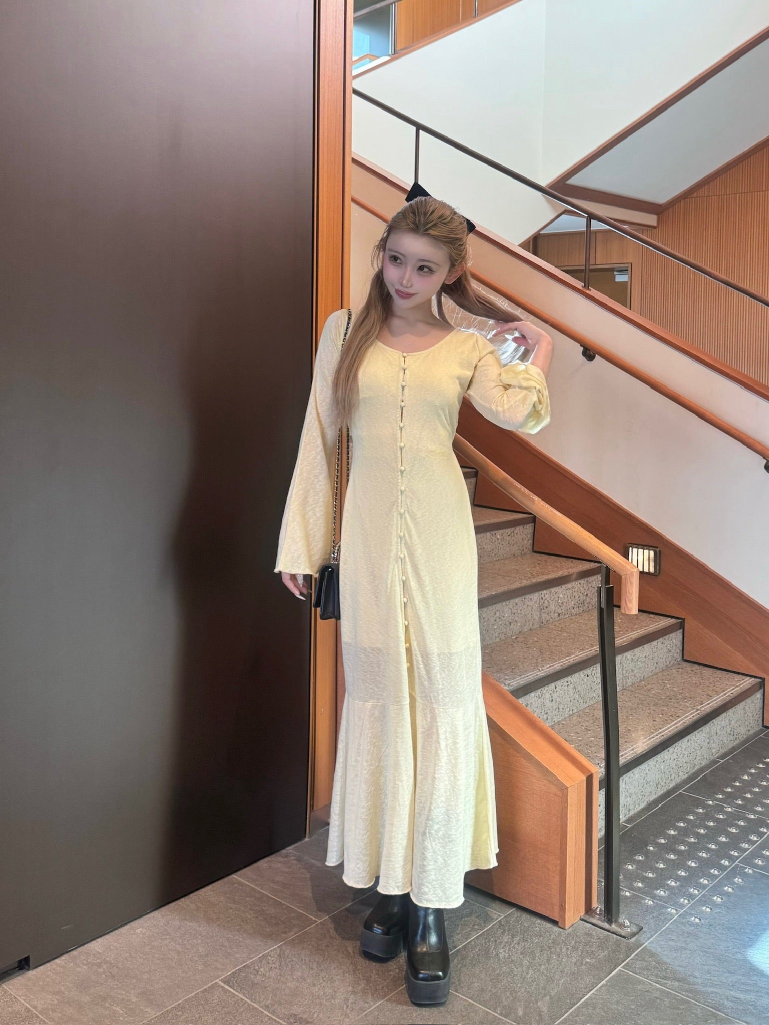 Sheer Cut Flare long one-piece – Treat Ürself