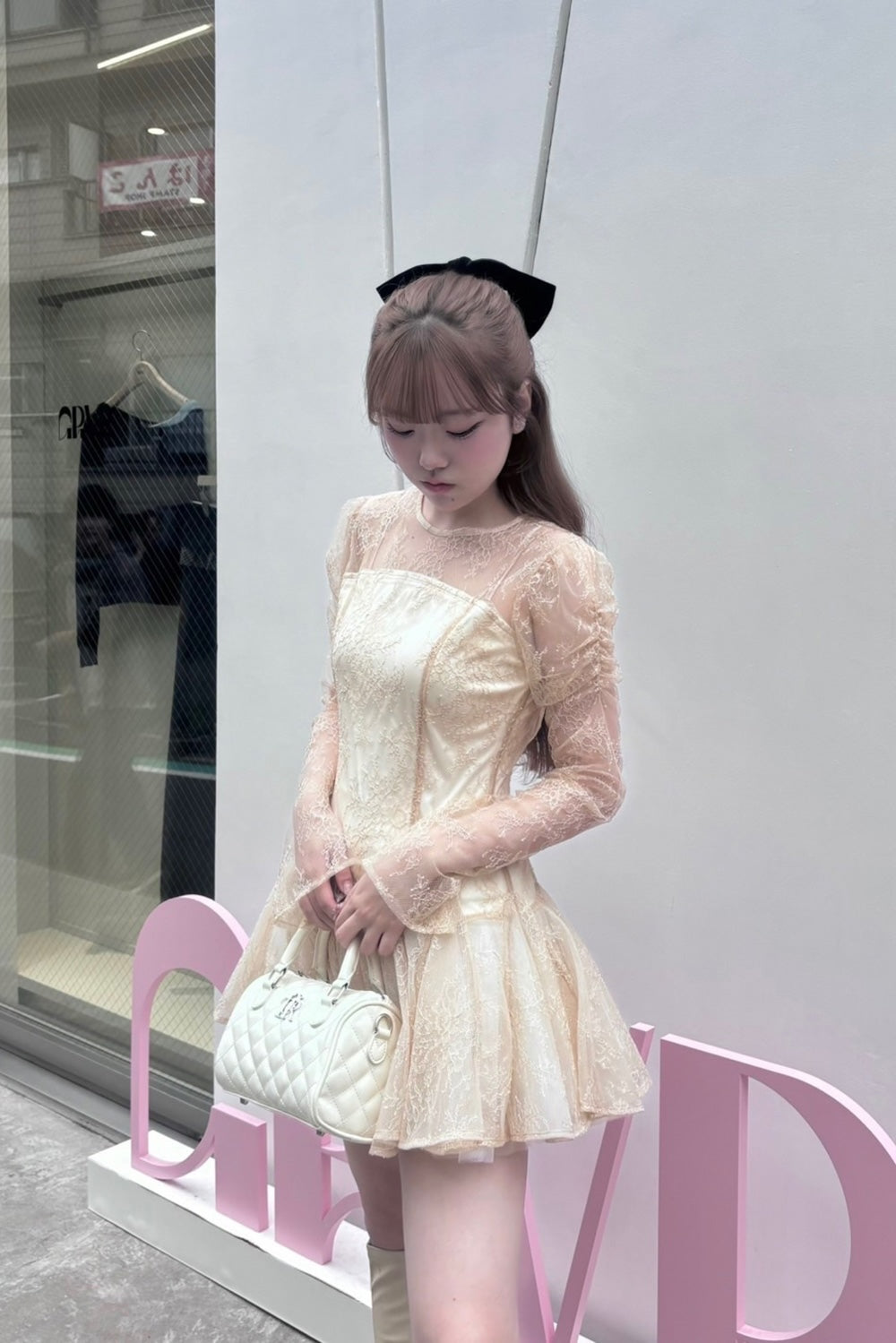 dollish lace dress