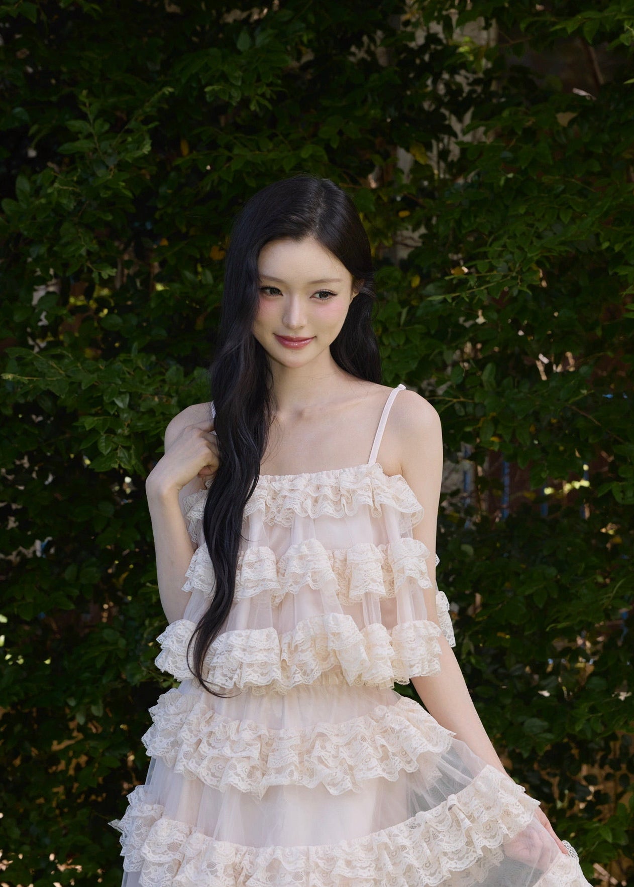 【予約販売】Ballerina lace cami tulle tops