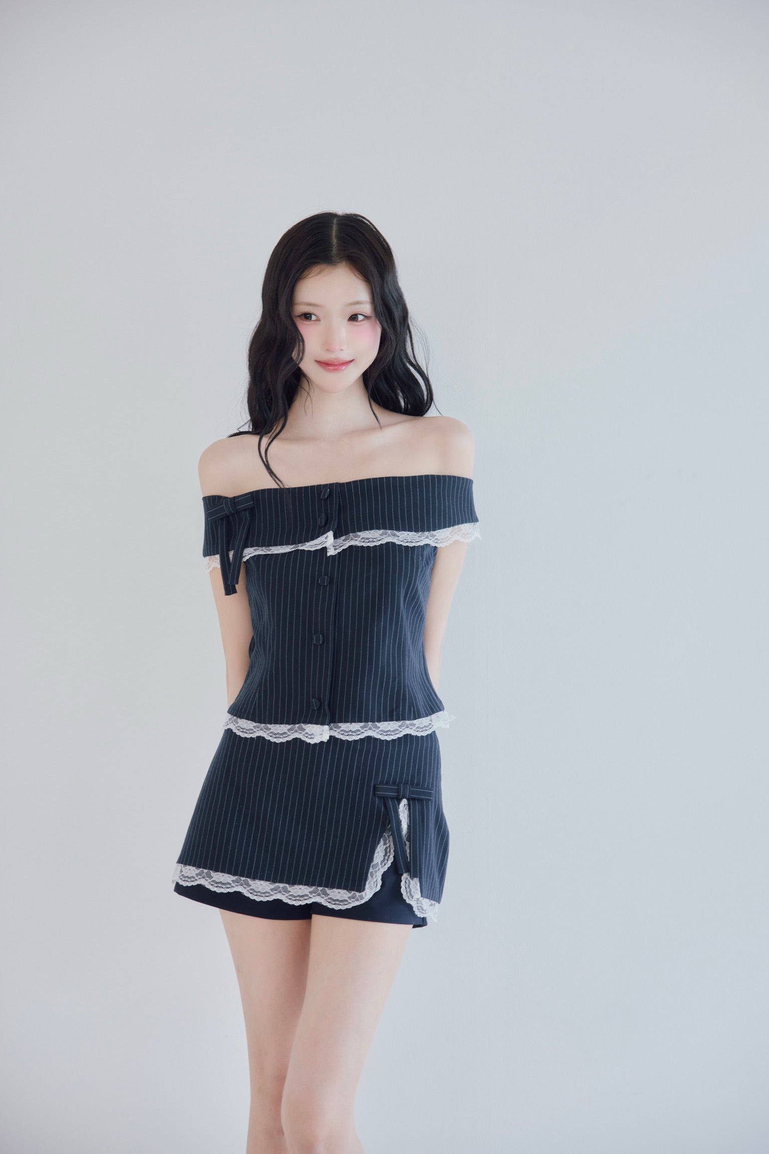 Juliet stripe short pants