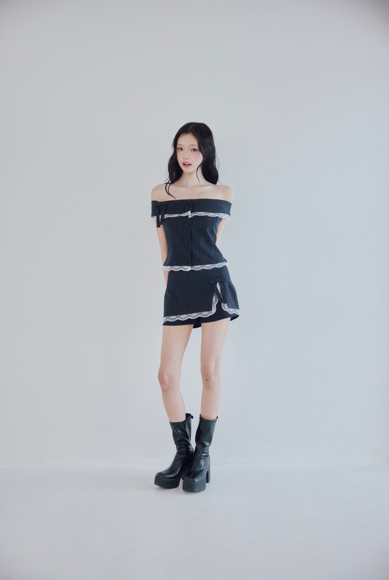 トップス Juliet stripe off sholder tops Juliet stripe off sholder tops – Treat Ürself