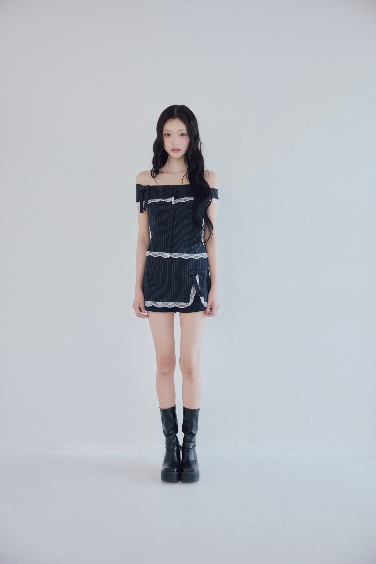 Juliet stripe short pants