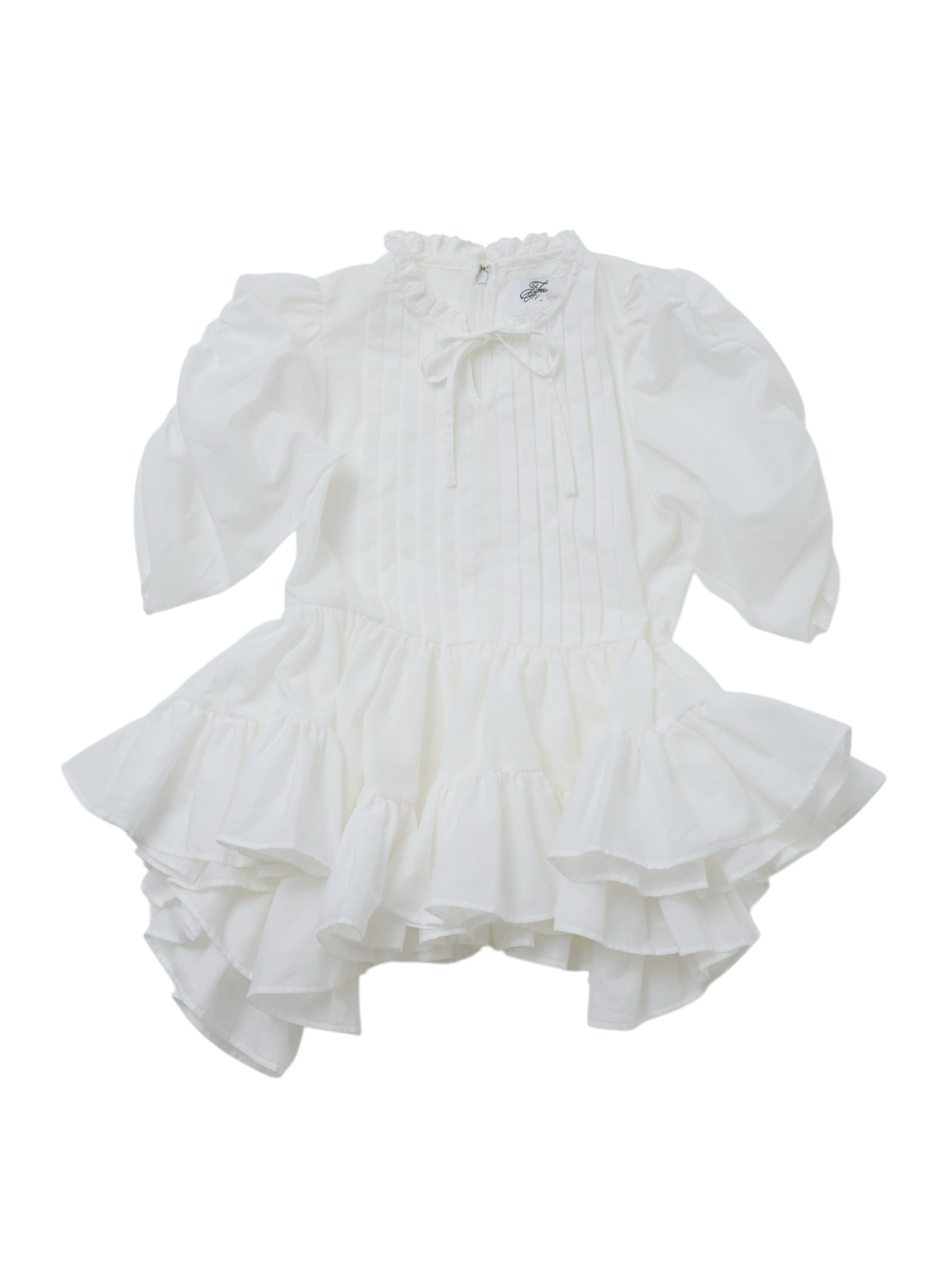 Twist Flare Pintuck Blouse