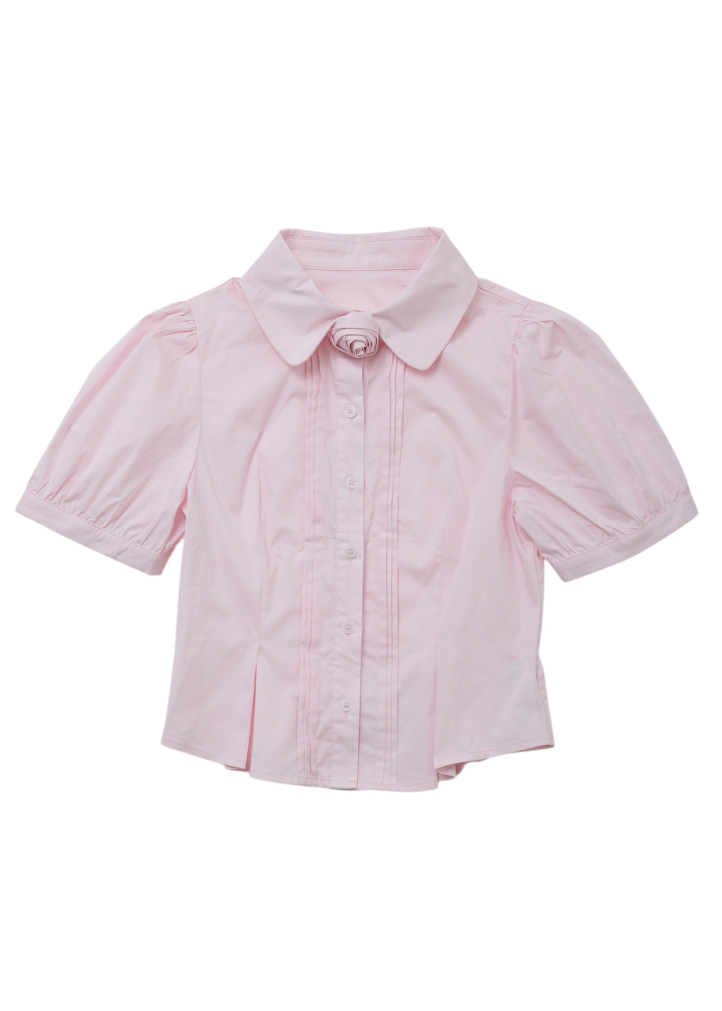 treatürself Rose accent shirt blouse treatürself Rose accent shirt blouse Rose accent shirt