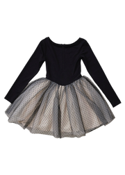 【10月中旬発送】Ballerina dot tulle docking one-piece