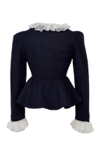 classical peplum jacket