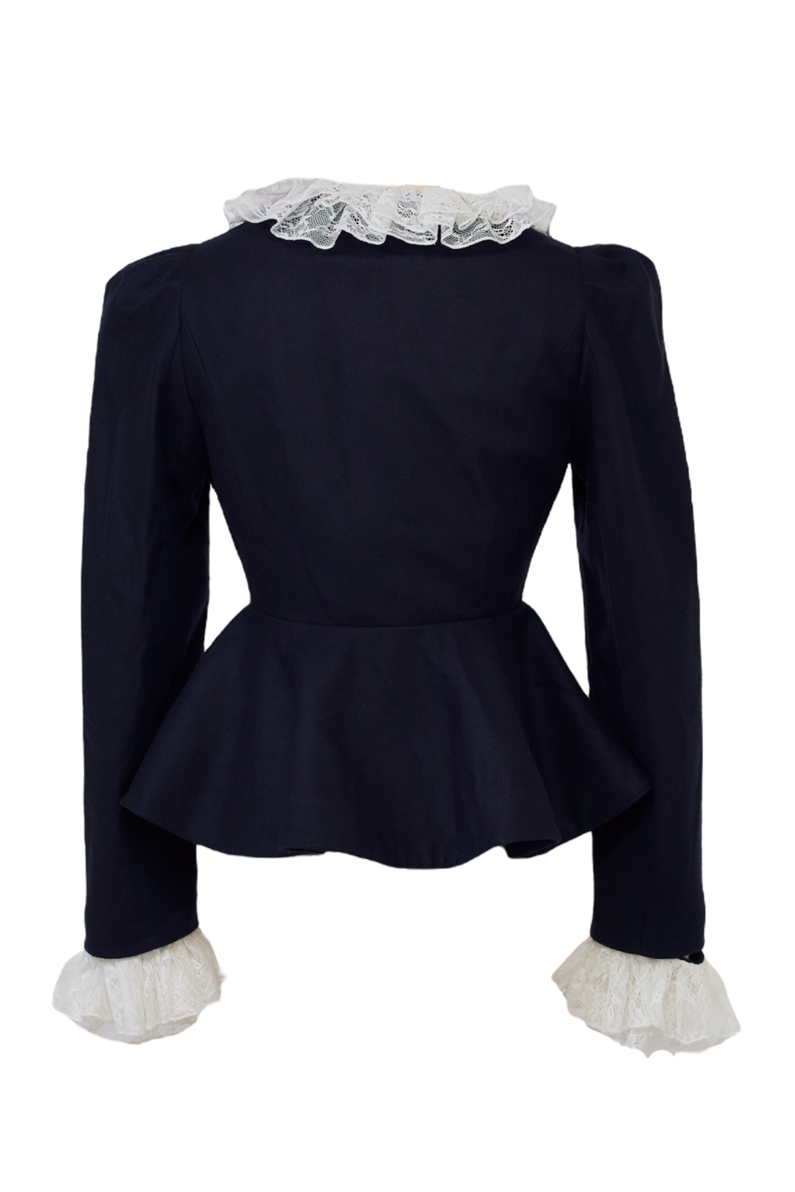 【予約販売】navy peplum spring  jacket
