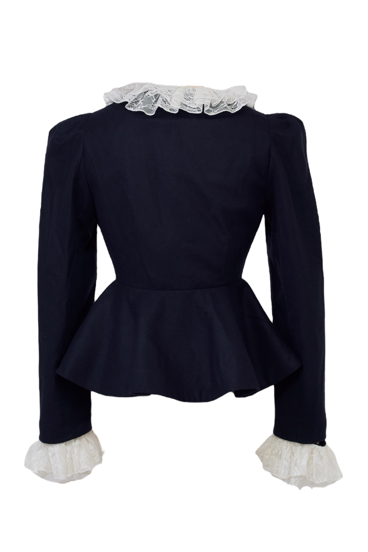 classical peplum jacket