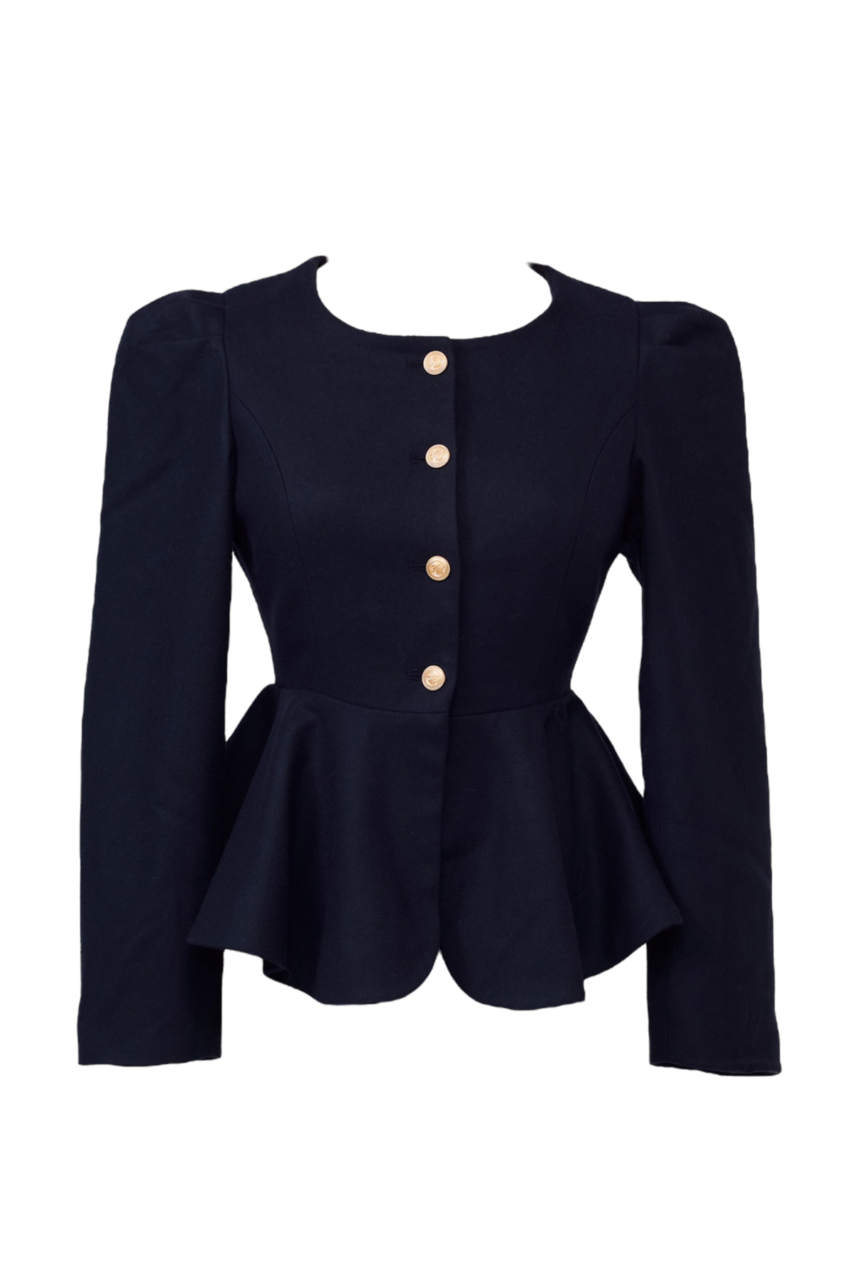 classical peplum jacket
