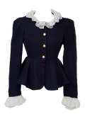 classical peplum jacket