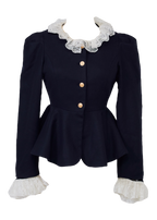 classical peplum jacket