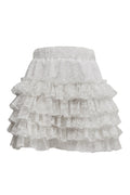 Russell lace mini skirt