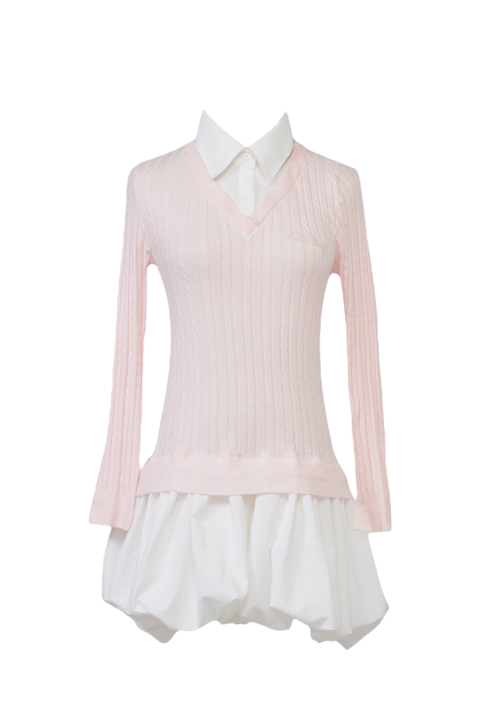 knit shirts docking ballon one-piece