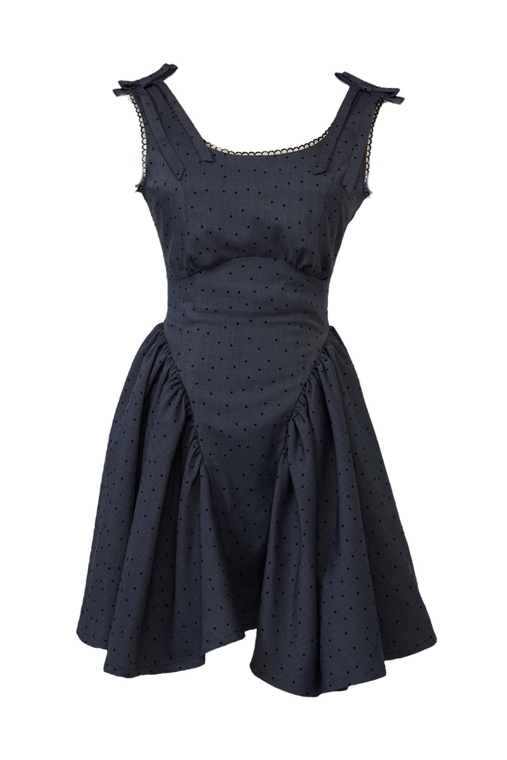 Juliet ribbon dot one-piece