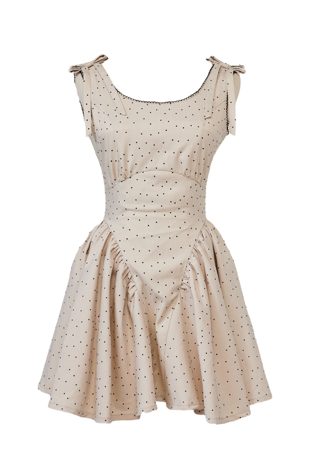 Juliet ribbon dot one-piece