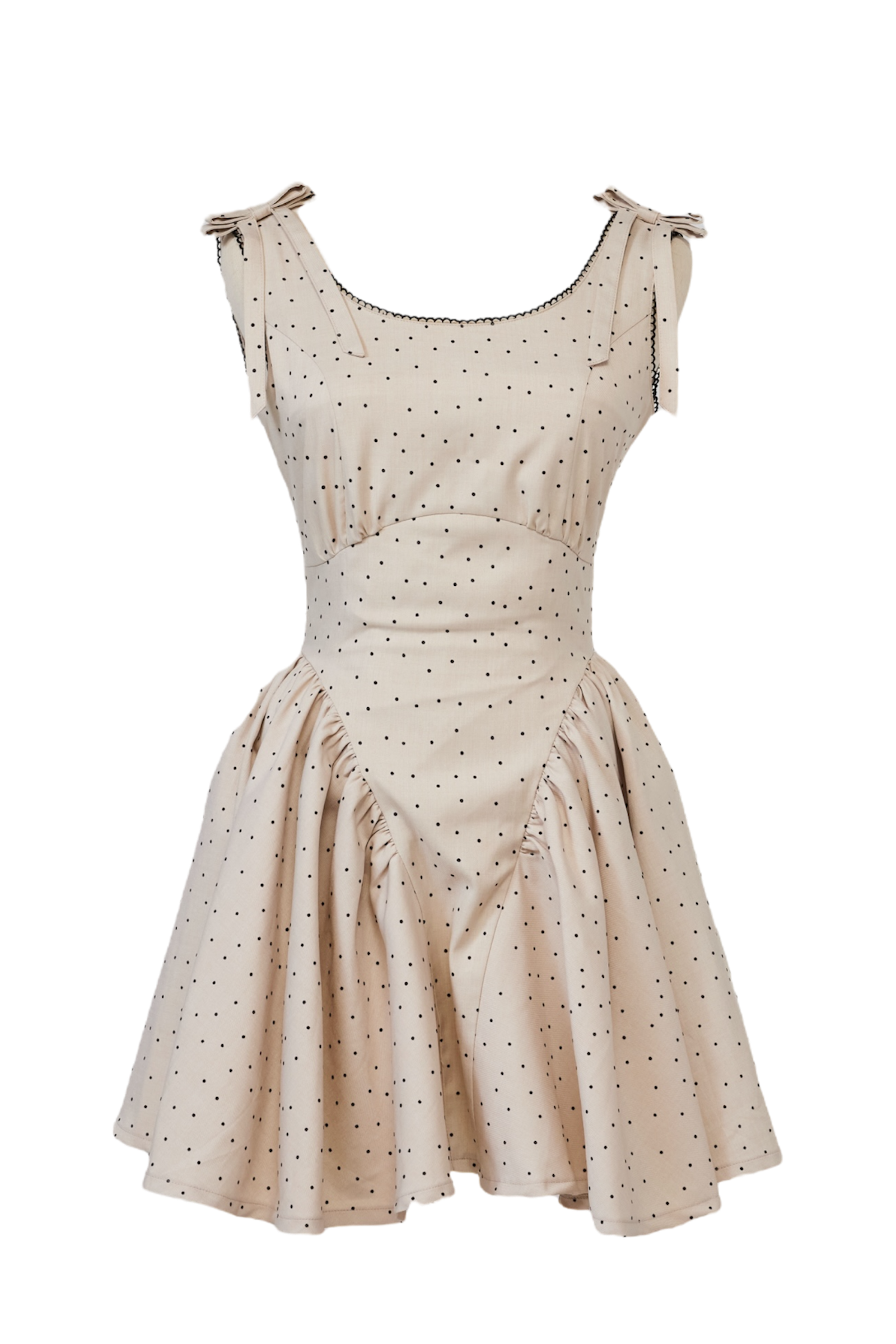 Juliet ribbon dot one-piece