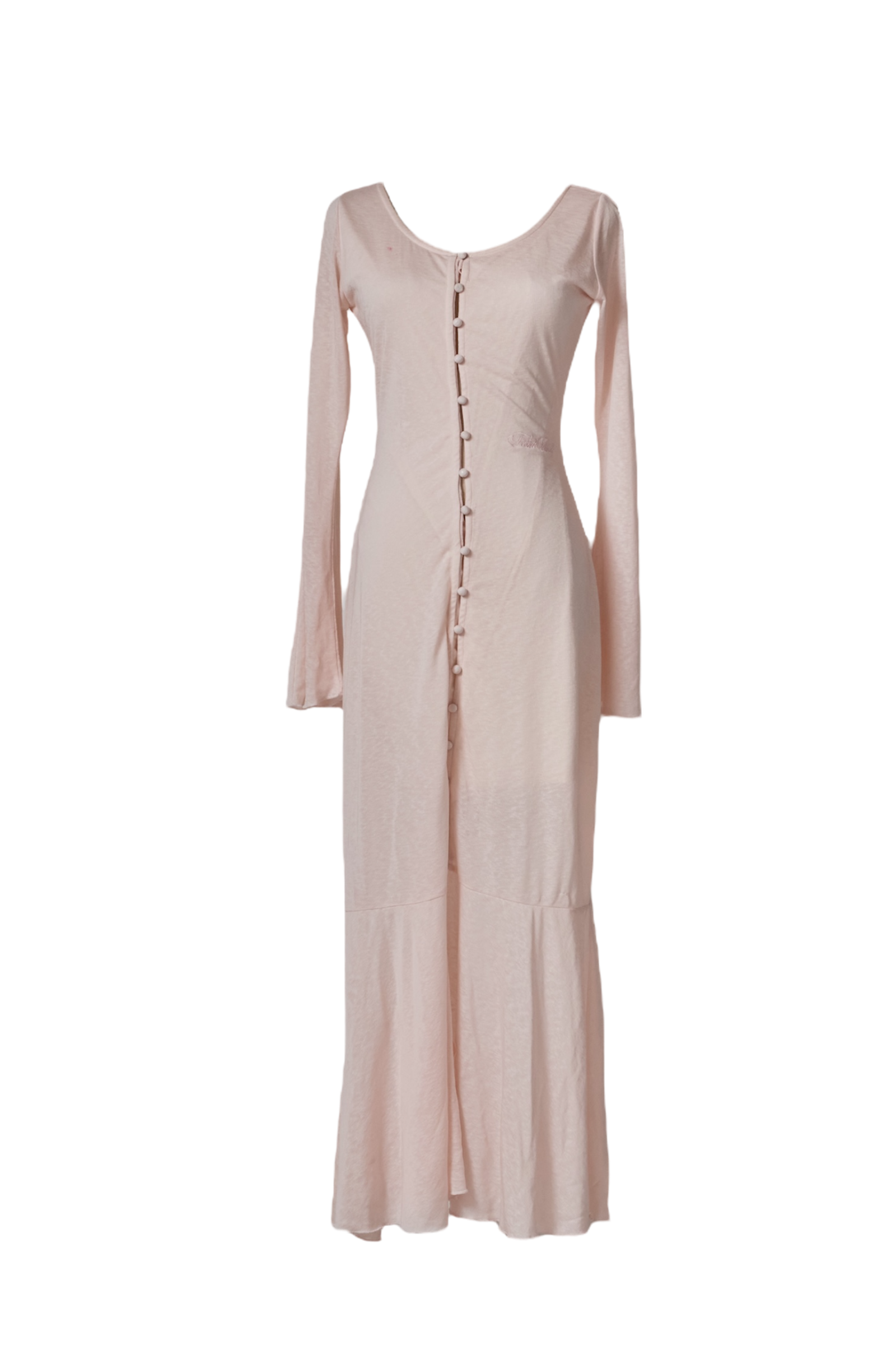 Sheer Cut Flare long one-piece