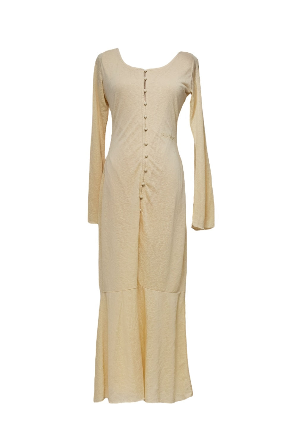 Sheer Cut Flare long one-piece