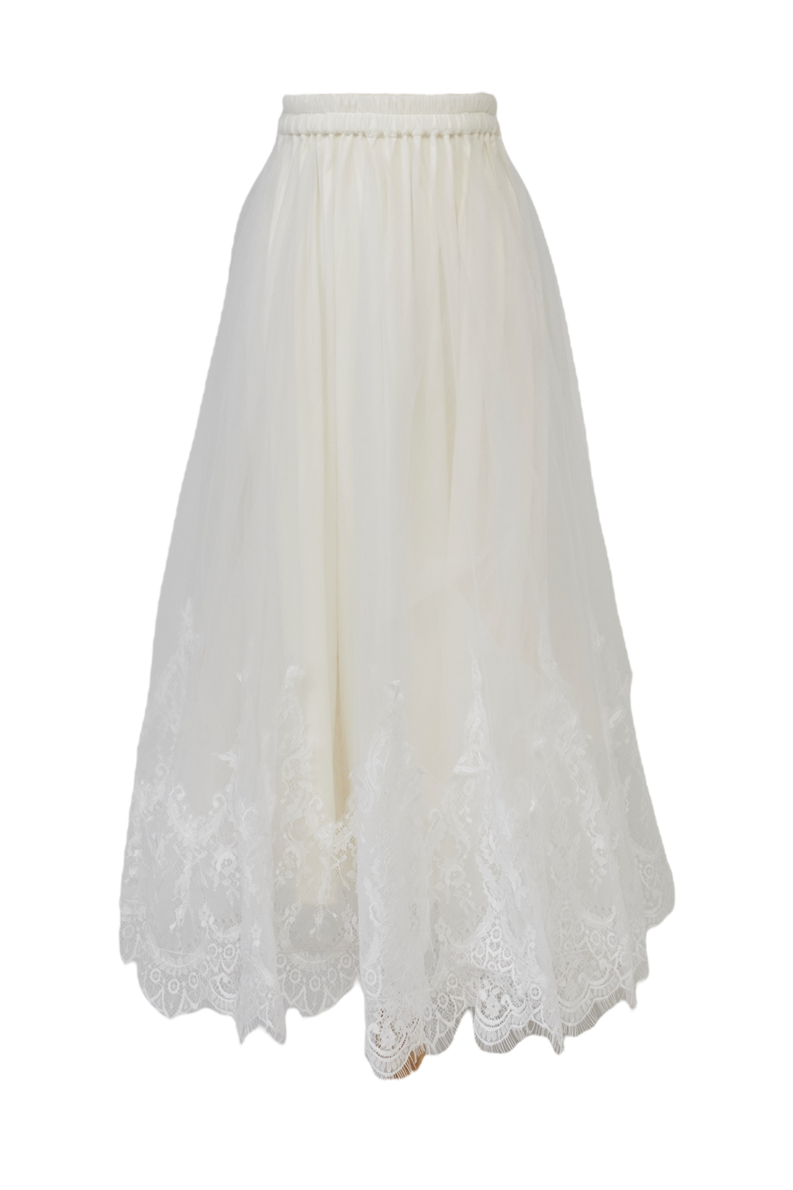 【予約販売3月中旬〜下旬】Clara Tulle Lace Long Skirt