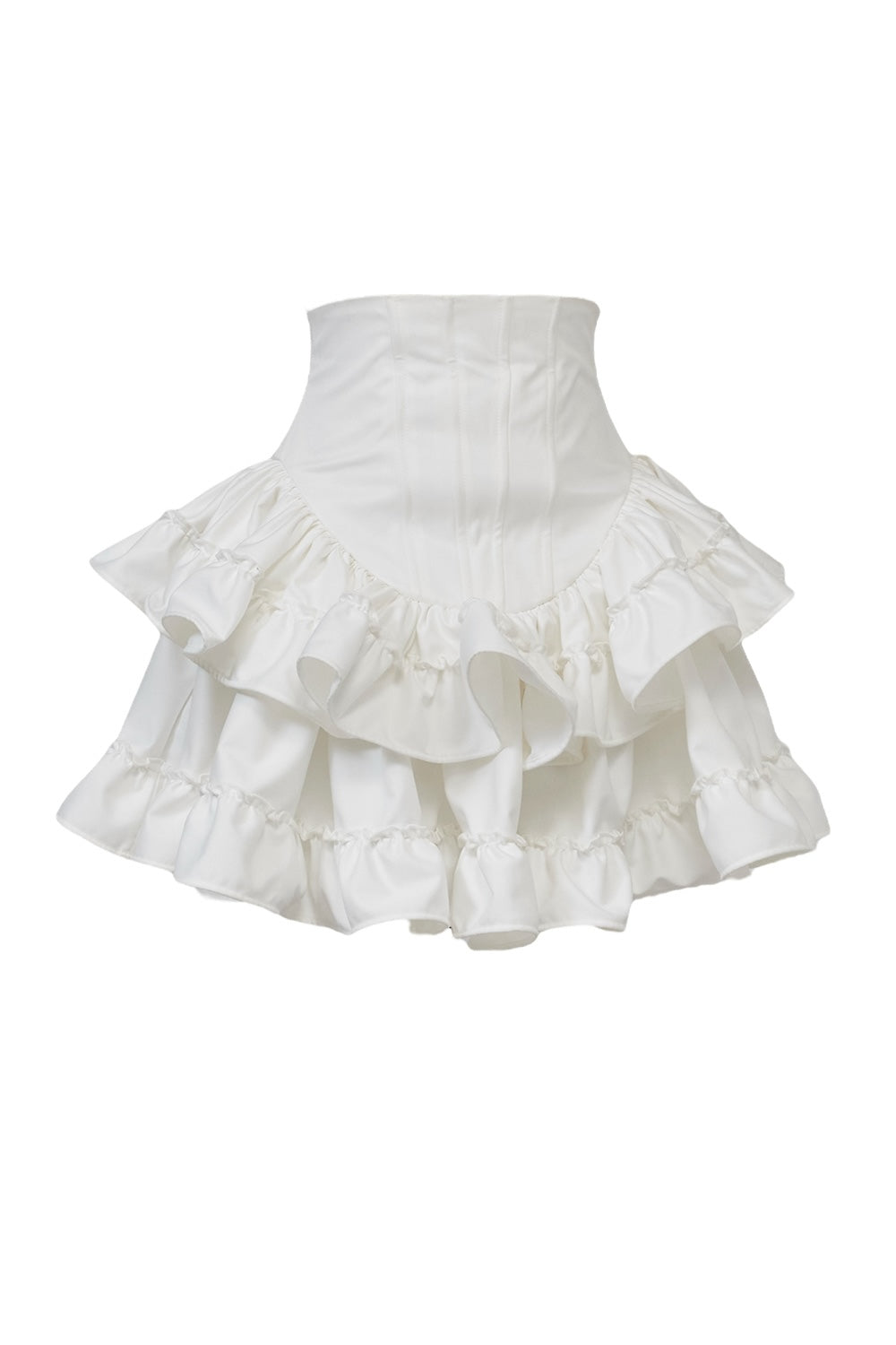 Frill Corset mini skirt