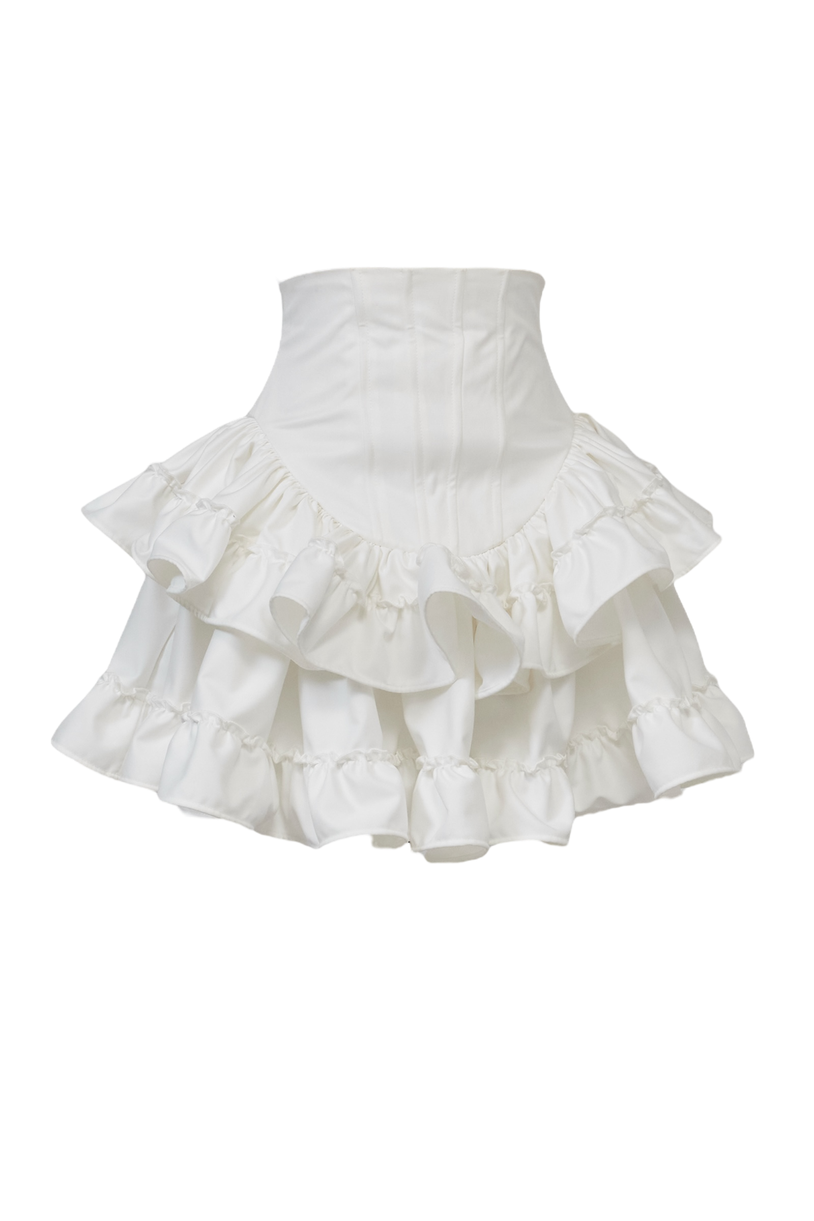 Frill Corset mini skirt