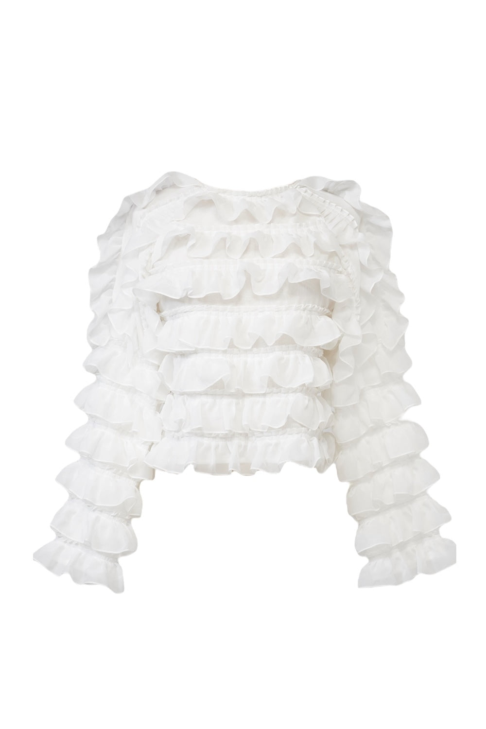 sweet pea chiffon frill tops