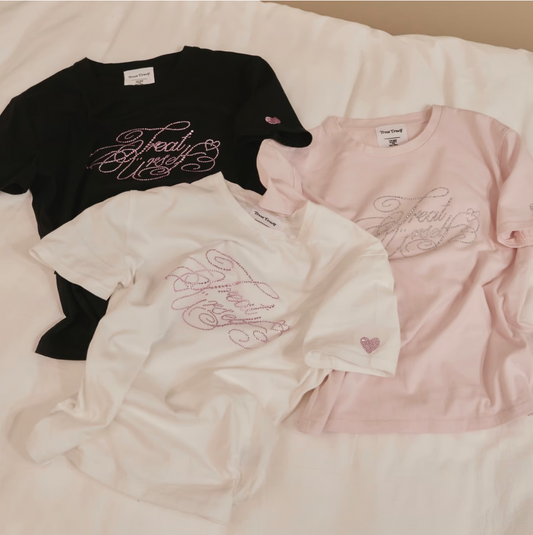 Treat Girl's rhinestone T-shirts