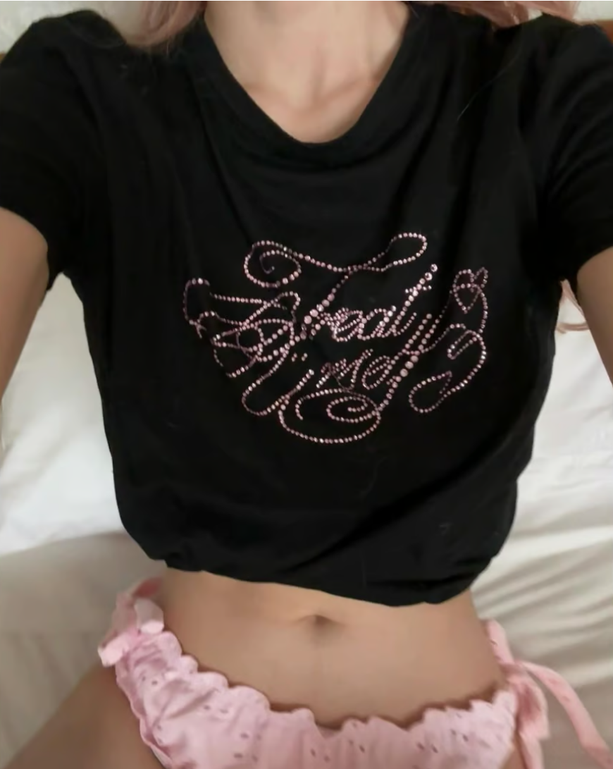 Treat Girl's rhinestone T-shirts