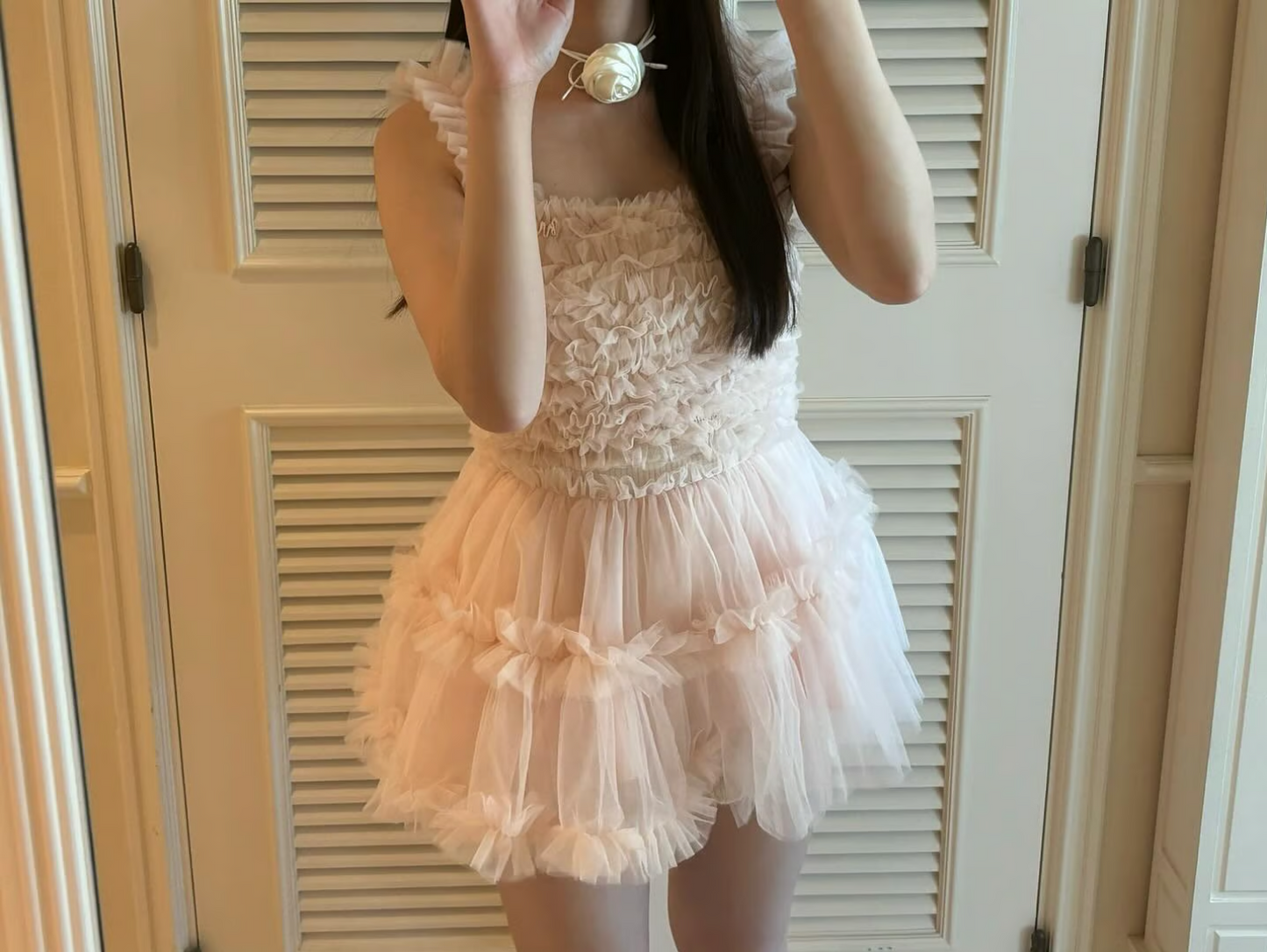 "Ballerina" fairy tulle bustier (pink)