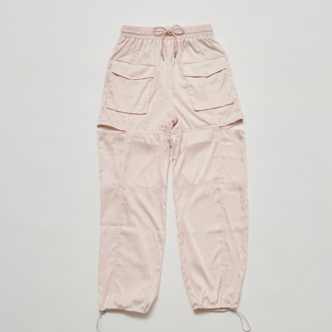 milky cargo pants