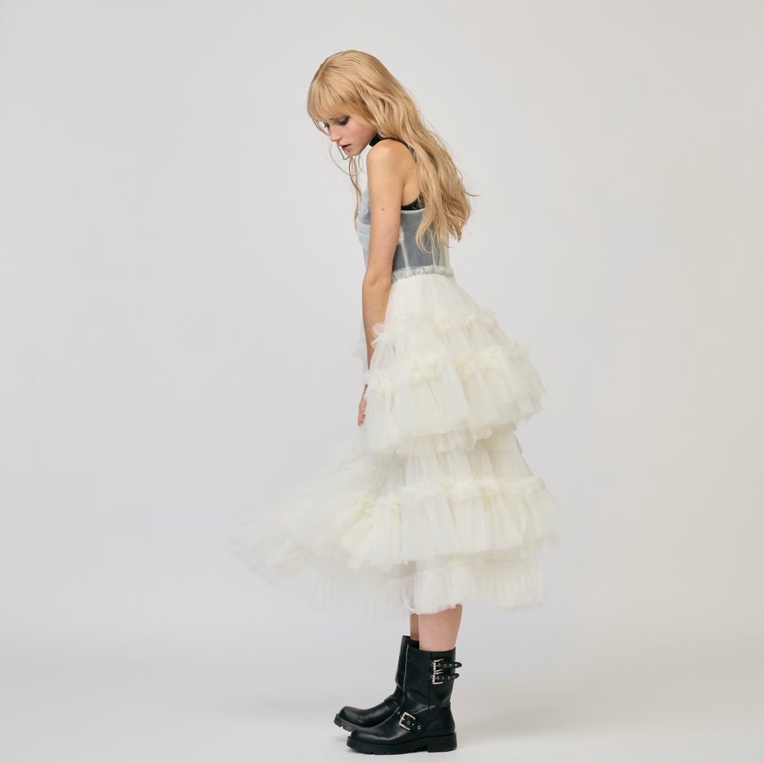 ”Ballerina” fairy tulle dress(white)