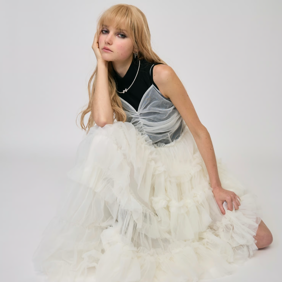 ”Ballerina” fairy tulle dress(white)