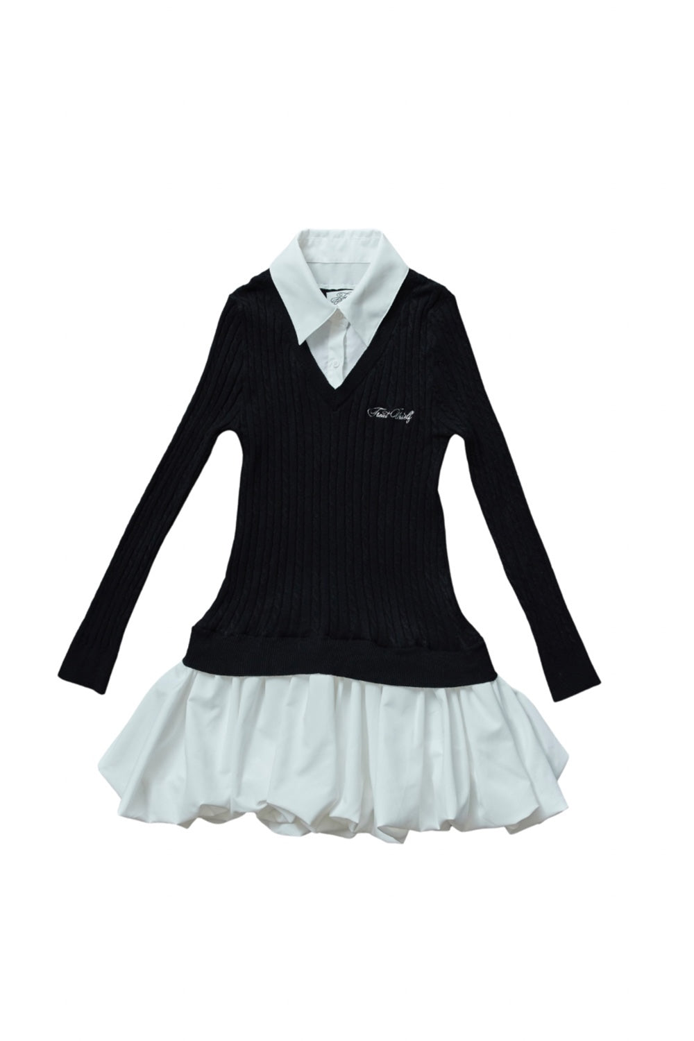 knit shirts docking ballon one-piece