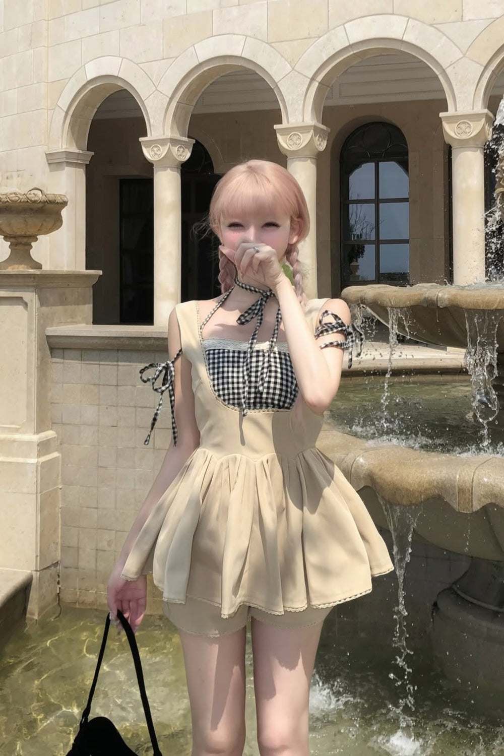 pâtissier peplum salopette