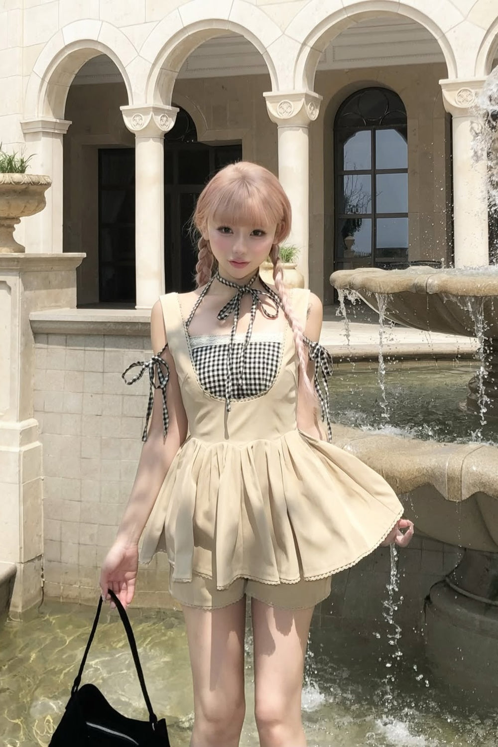 pâtissier peplum salopette
