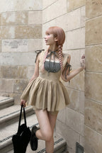 pâtissier peplum salopette